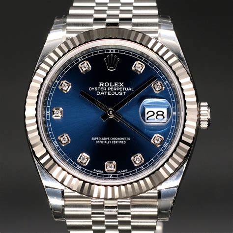 rolex 41 mm watches|Rolex datejust 41 with diamonds.